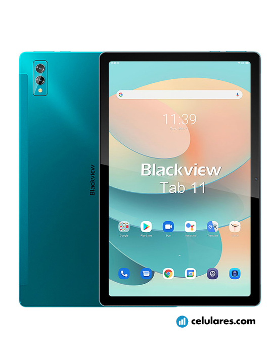 Fotografías Varias vistas de Tablet Blackview Tab 11 Verde. Detalle de la pantalla: Varias vistas