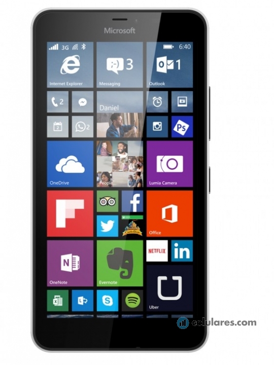 ^ lámina protectora de pantalla de diapositivas lámina Nokia Lumia 640 XL Microsoft 640 XL 
