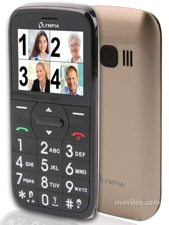 Favory Handy Etui Olympia Happy II - Echt Leder Hülle Mit Rückzugfunktion Rot