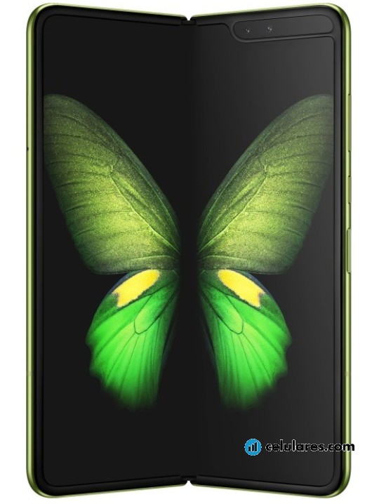 Fotografías Varias vistas de Tablet Samsung Galaxy Fold 5G Plata y Negro. Detalle de la pantalla: Varias vistas